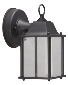 BLK LED WALL OUTDOOR LANTERN