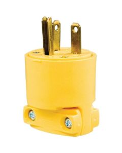 PLUG W/GRIP 3WIRE VNYL20A 125V