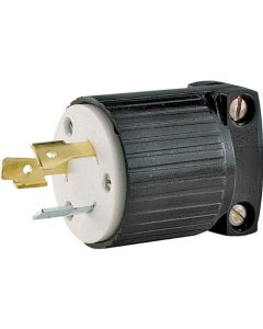 PLUG LOCKING BLACK 20A/125V