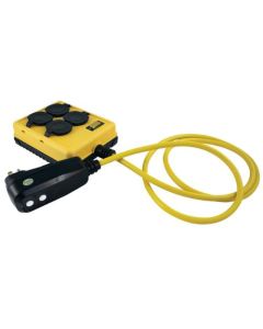 14/3X6FT YEL 4OUT GFCI PWR BOX