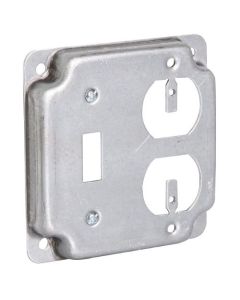 1/2' REC/TOG SQ STL BOX COVER