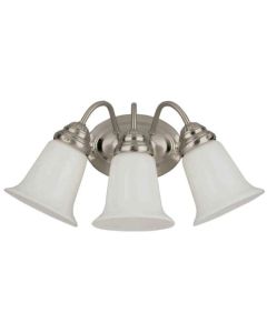 3LT FIXTURE WALL BRSHD NICKEL