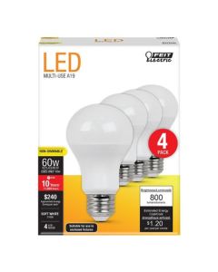 EQ 60W BULB A800/827/10KLED