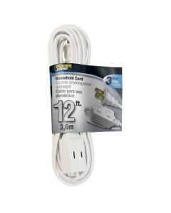 12FT WHITE EXTENSION CORD