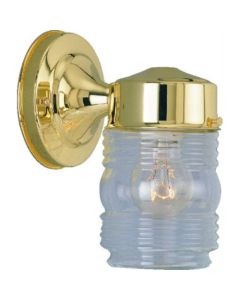 1-LIGHT CLEAR WALL LANTERN