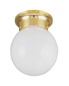 BRASS 1-LT CEILING FIXTURE