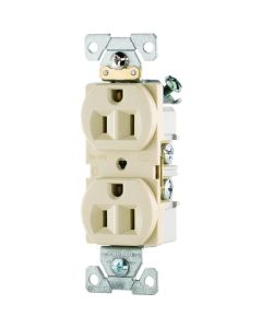 IVORY 15A COM GRD RECEPTACLE