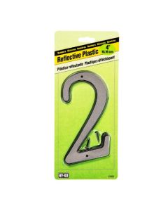 REFLECTIVE PLSTC NBR 2 30602