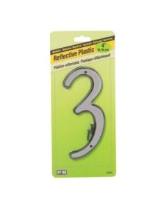 REFLECTIVE PLSTC NBR 3 30603