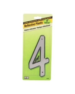 REFLECTIVE PLSTC NBR 4 30604