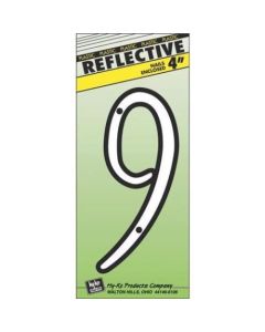 REFLECTIVE PLSTC NBR 9 30609