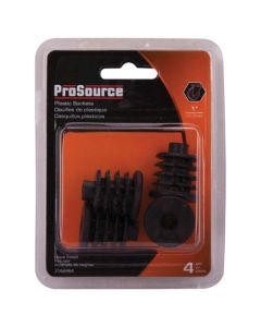 1" 4PC PLASTIC SOCKET BLACK