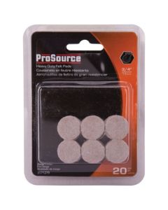 3/4" ROUND PADS FELT HD