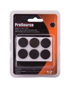 3/4" 19MM RUBBER FOAM PADS BLK