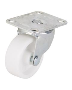 1-5/8" CASTER PLATE ZINC/WHT