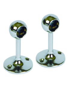  CRONEX 1" CHROME TOWEL RAIL BRACKETS CXP5478