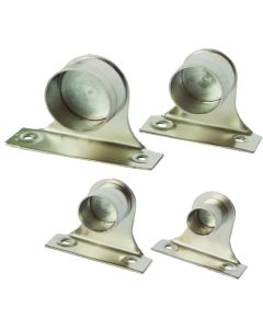  ANGLE 3/8" CHROME ROD BRACKETS 1 Each