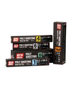  DAMP-PROOF PLASTIC 10X100FEET, 4 MIL 1 Length O001