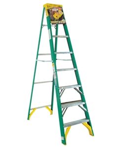  FIBRE GLASS STEP LADDER 8 FEET 1 EACH O001