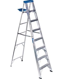  ALUM STEP LADDER 8 FEET 1 EACH O001