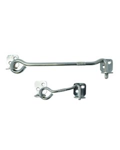  ZINC GATE HOOK & EYE 2PK 6 INCHES 1 Length  142X-V