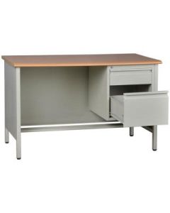 100-22 OFFICE DESK ALMOND