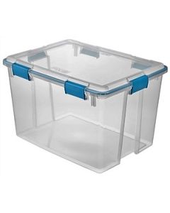  BASKET W/LID 80 QUARTS CLEAR  536-4039