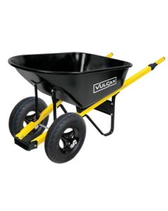  STEEL WHEELBARROW 2-TIRE 6 CUBIC FEET 454-0241
