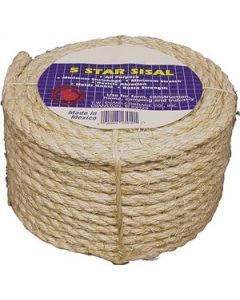  SISAL ROPE 23-210 1/4X100 FEET 471-9100