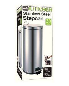 30L S/S STEP CAN EW218