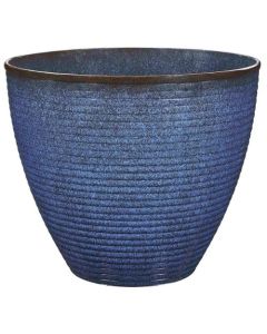 17.75x15" WAVE RESIN. PLANTER