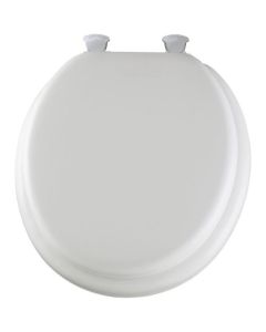 TOILET SEAT RND SOFT WD WHITE