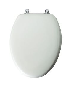 TOILET SEAT ELONG WOOD WHITE