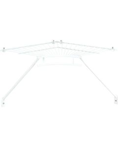 12" SHELF CORNER KIT WHITE