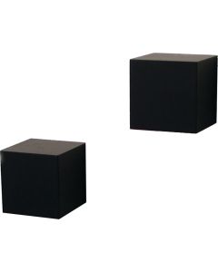 SHELF DECOR WALL CUBE BLACK