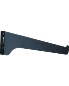 8" BRACKET SHELF STEEL BLACK