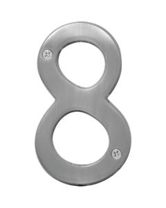4" NUMBER HOUSE 8 SB SAT NKL