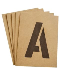 4" STENCIL NUMBER/LETTER KIT