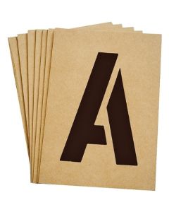 6" STENCIL NUMBER/LETTER KIT