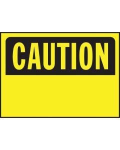10X14" SIGN OSHA CAUTION BLANK