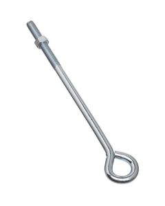 1/2X2" EYE BOLT W/NUT ZINC