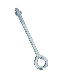 5/8X12" EYE BOLT W/NUT ZINC