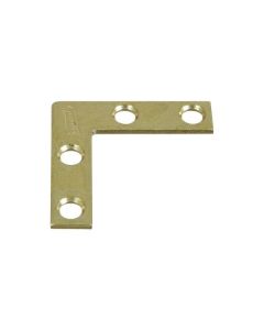 11/2X3/8" BRACE CORNER BRASS