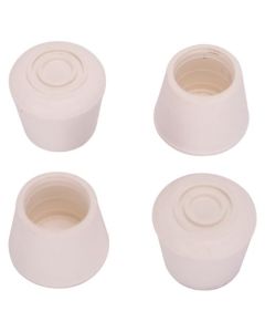 3/4" WHITE RUBBER LEG TIP