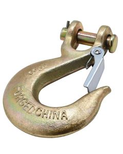 3/8" HOOK CLVS/LTCH CHRMT/YEL