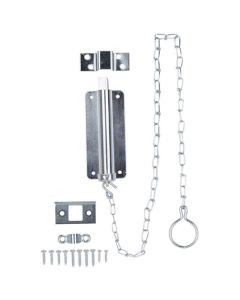 6" CHAIN BOLT STL ZINC PLATED