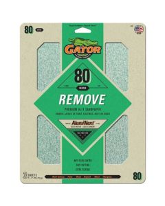9X11" 80G 3PK SANDPAPER AL OXI