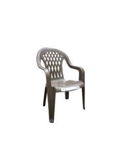 BROWN WOODLAND HIGH BACK CHAIR