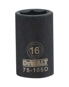 1/2" DR 6PT 16MM IMPACT SOCKET