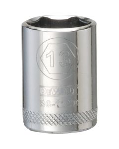 SOCKET 1/4 DRIVE 6PT 13MM